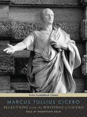 cover image of Selections from the Writings of Cicero